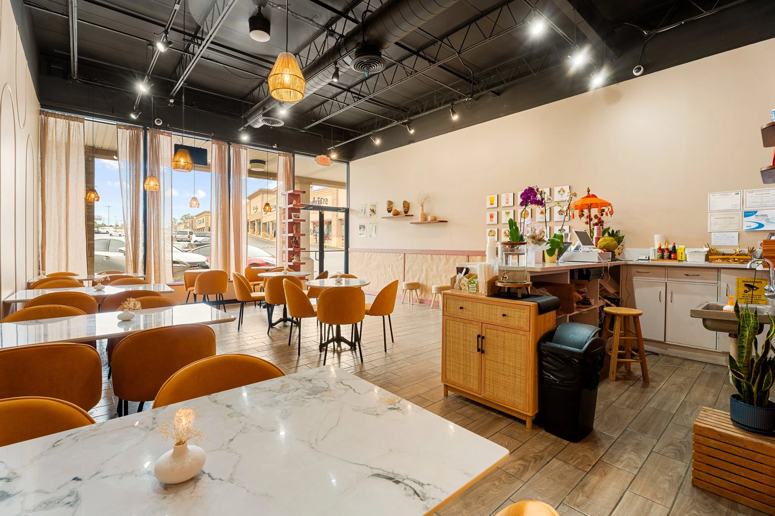 Interior of Gula restaurant