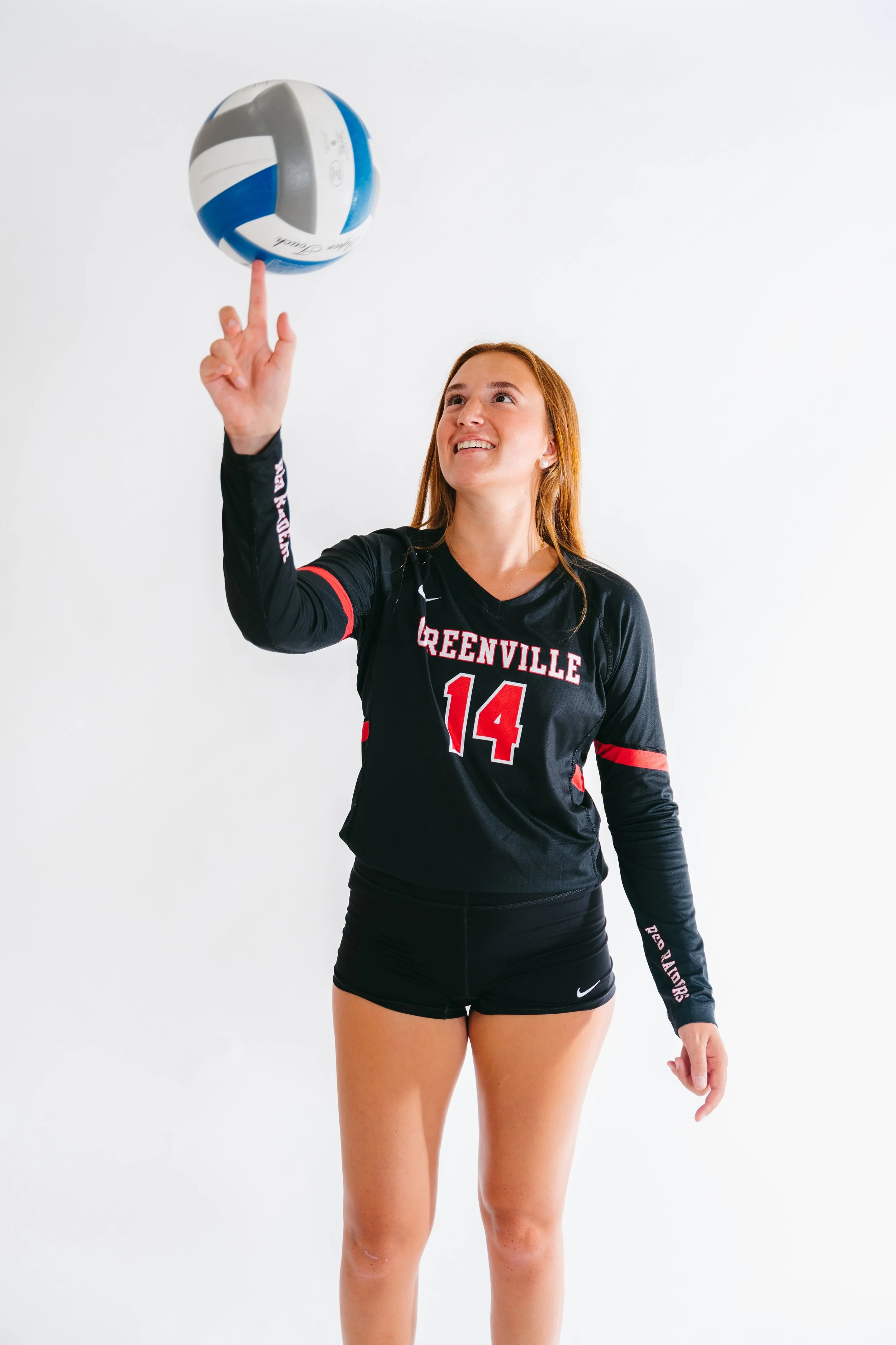 Athlete media-day portrait