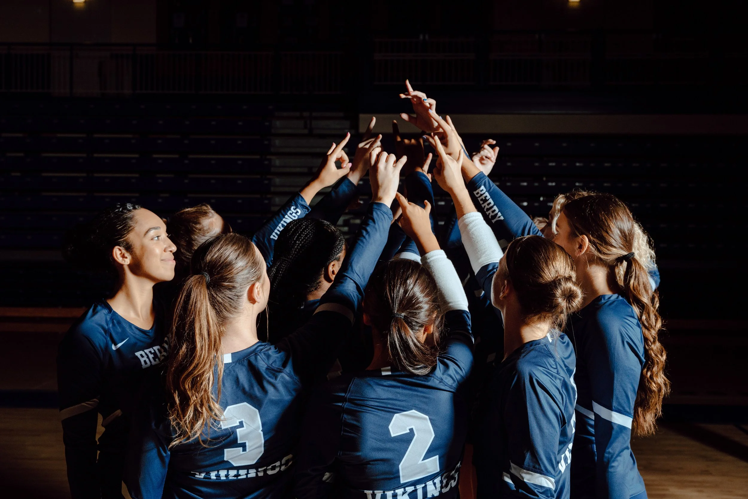 Team huddle